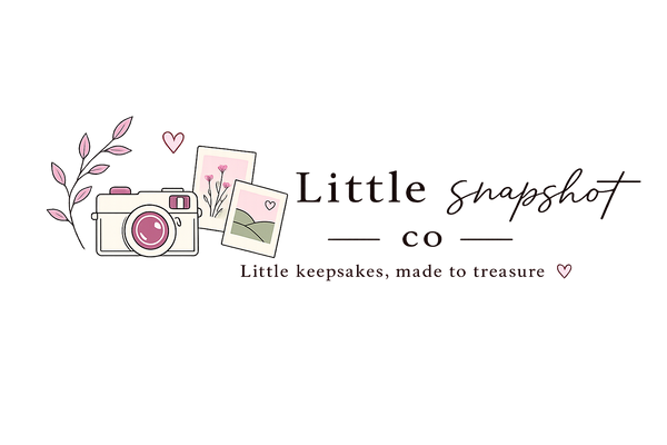 Little Snapshot Co logo, an Australian business specialising in personalised photo magnets, custom photo gifts and educational magnets.